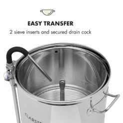 Boccale + Refrigeratore Ad Immersione Per Birra 14 Boccale + Refrigeratore Ad Immersione Per Birra -Elettrodomestici Negozio 60002276 yy 0004 logo Klarstein Mundschenk XXL Maischekessel Edelstahl