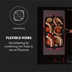 Kalahari Delicatessa Set Forno A Incasso -Elettrodomestici Negozio 60002585 yy 0008 logo Klarstein Delicatessa 60 Einbaukochfeld schwarz