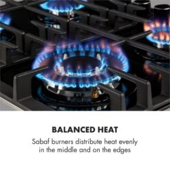 Kalahari Ignito Set Forno A Incasso -Elettrodomestici Negozio 60002586 yy 0008 logo Klarstein Ignito 4 Zonen Gaskochfeld schwarz