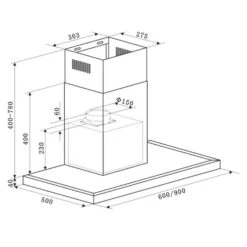Kalahari Limelight Set Da Incasso -Elettrodomestici Negozio 60002587 yy 0012 logo Klarstein Limelight Dunstabzugshaube 60cm silber