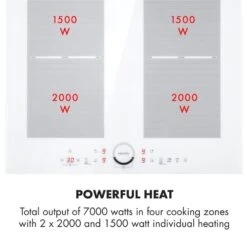 Gusteau Delicatessa Set Da Incasso -Elettrodomestici Negozio 60002590 yy 0007 logo Klarstein Delicatessa 60 Induktionskochfeld weiss