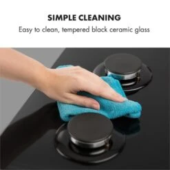 Klarstein Gusteau Ignito Set Da Incasso -Elettrodomestici Negozio 60002595 yy 0010 logo Klarstein Ignito 4 Zonen Gaskochfeld schwarz 1